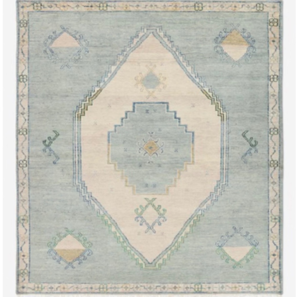 Lulu and Georgia Berker Hand-Knotted Wool Rug Size 9X12